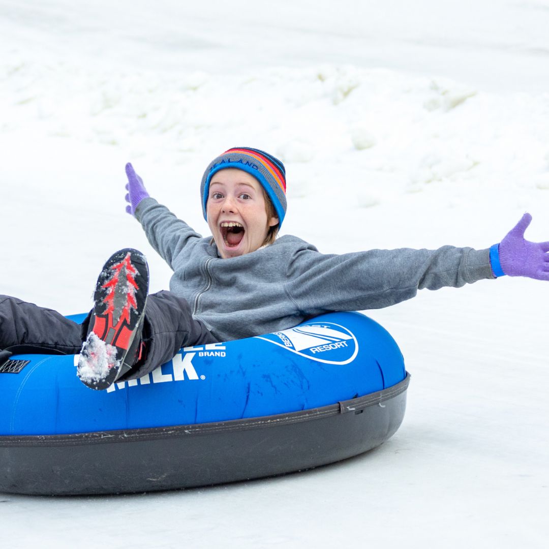 snow tubing at Berkshire East